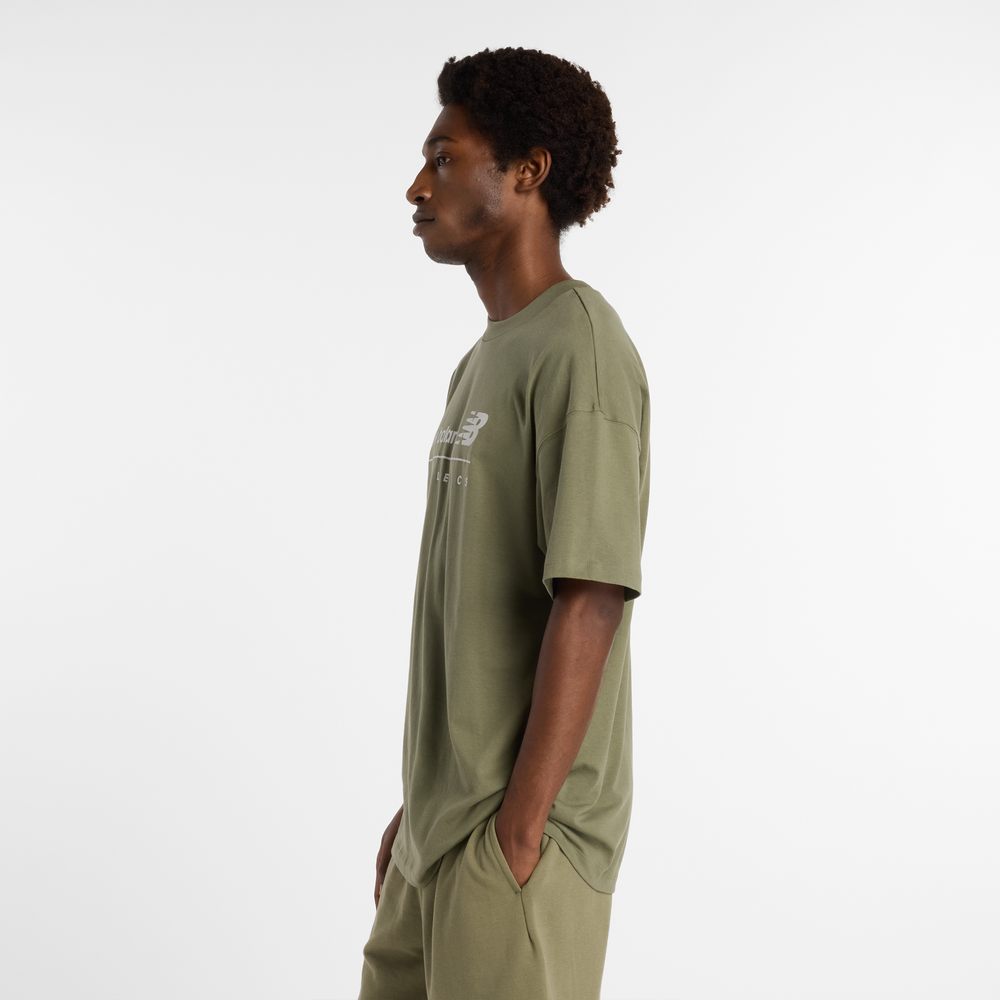 Pánske tričko New Balance MT53525DEK – zelené