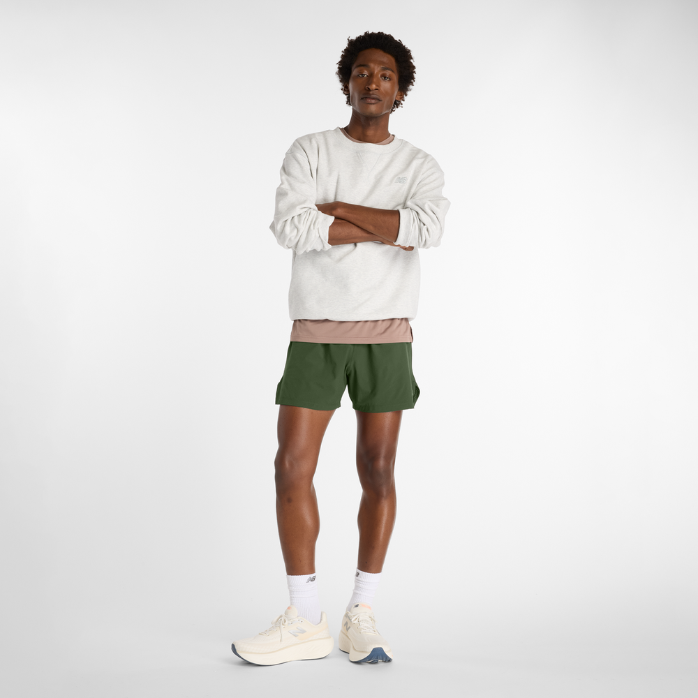 Pánske šortky New Balance MS41286DAE – zelené