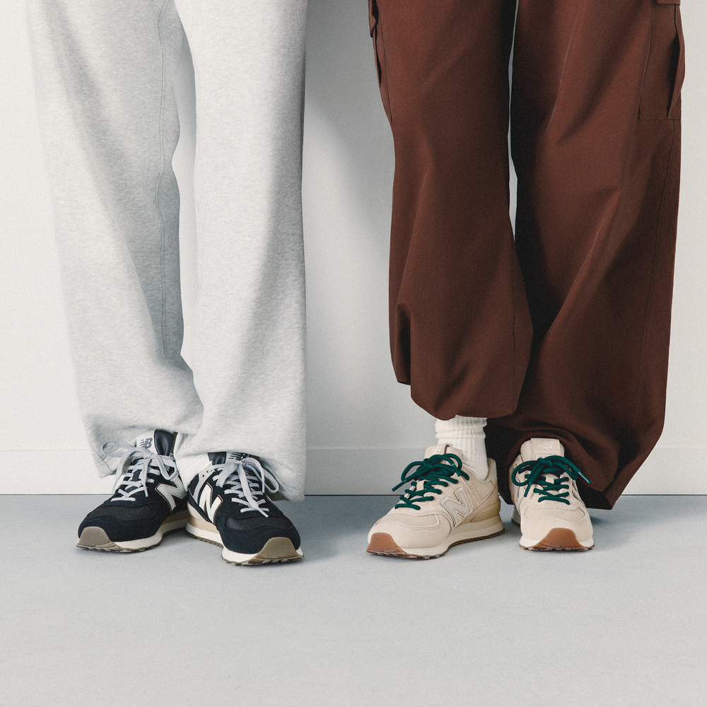 Dámske topánky New Balance W57474P – hnedá