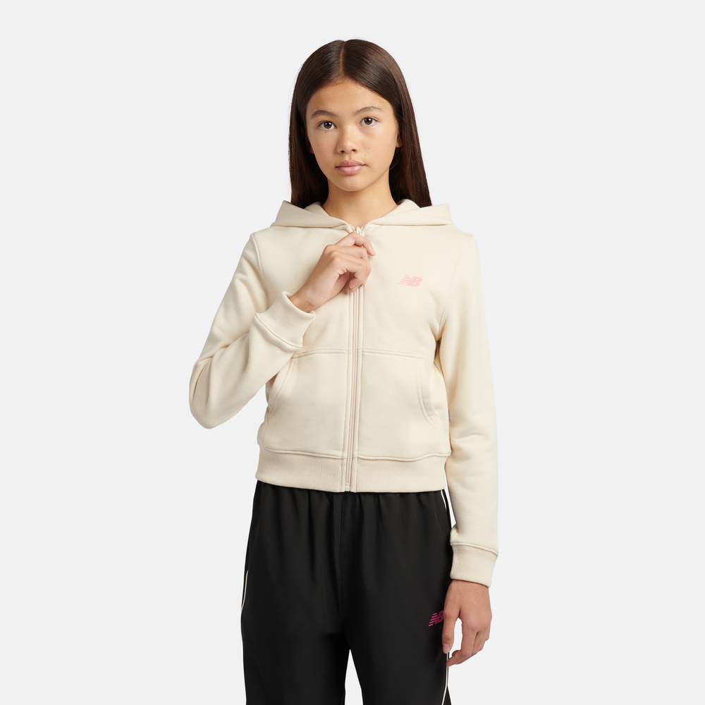 Detská mikina New Balance YT61P93CLIN – béžové