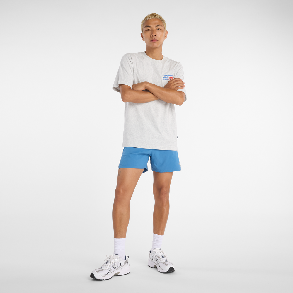 Pánske tričko New Balance MT41908AHH – sivé