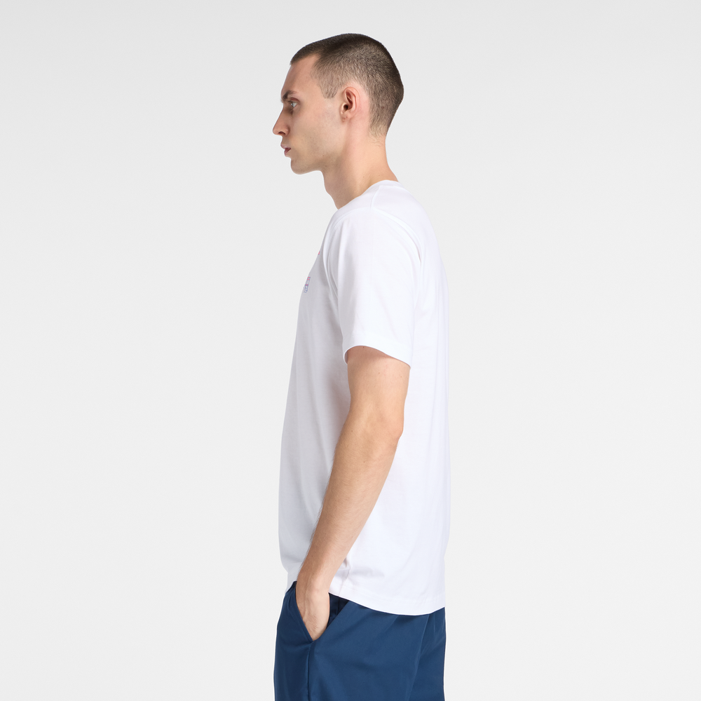 Pánske tričko New Balance MT61T2QHWT – biele