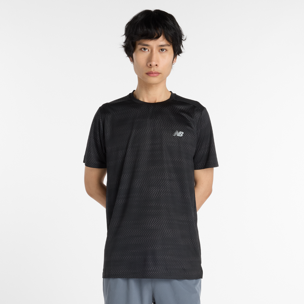 Pánske tričko New Balance MT53217BK – čierné