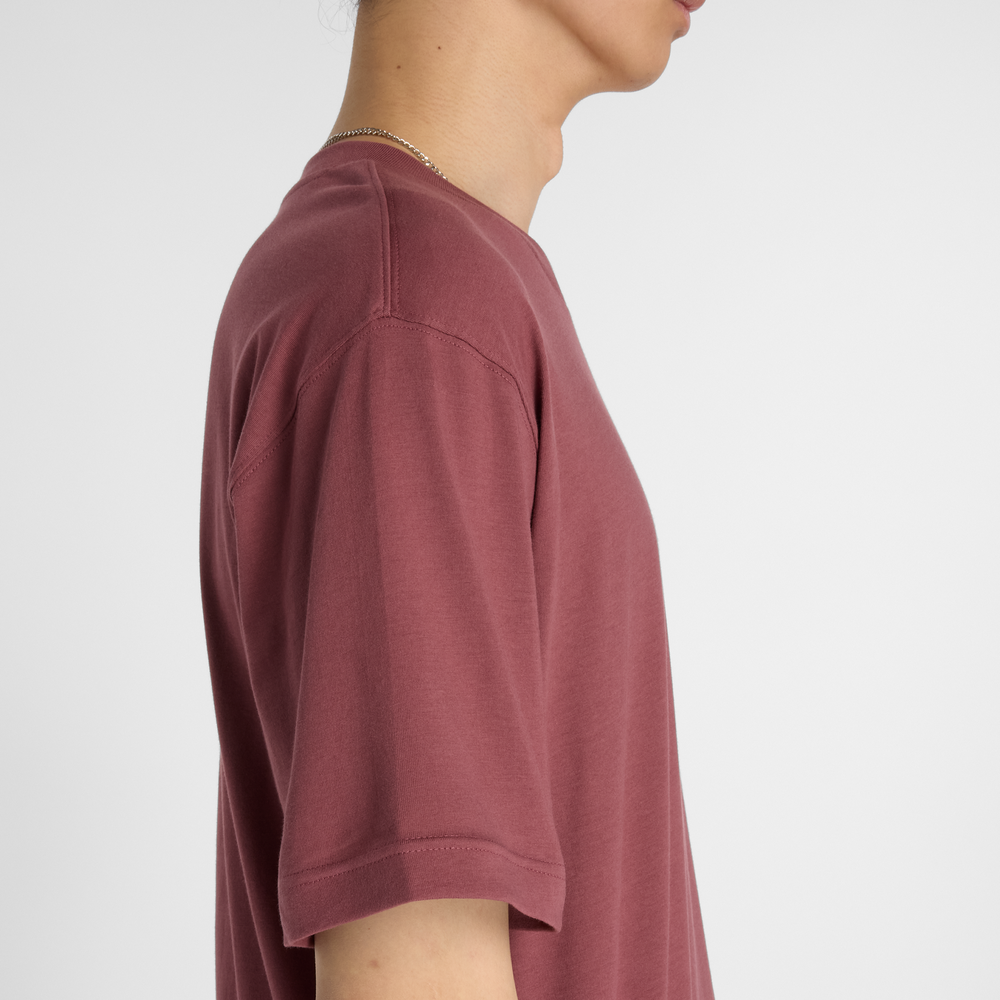 Pánske tričko New Balance MT41509WAD – bordová