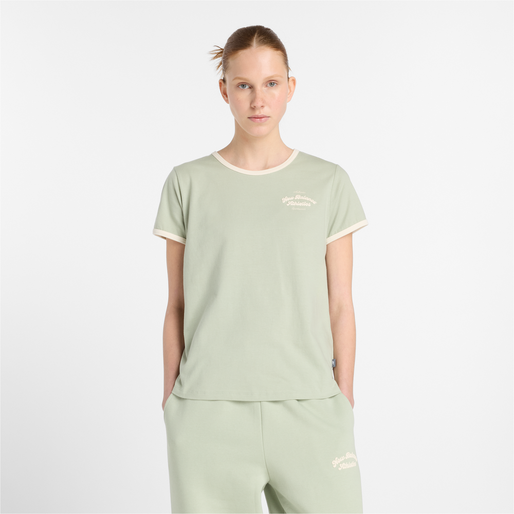 Dámske tričko New Balance WT53524GAS – zelené