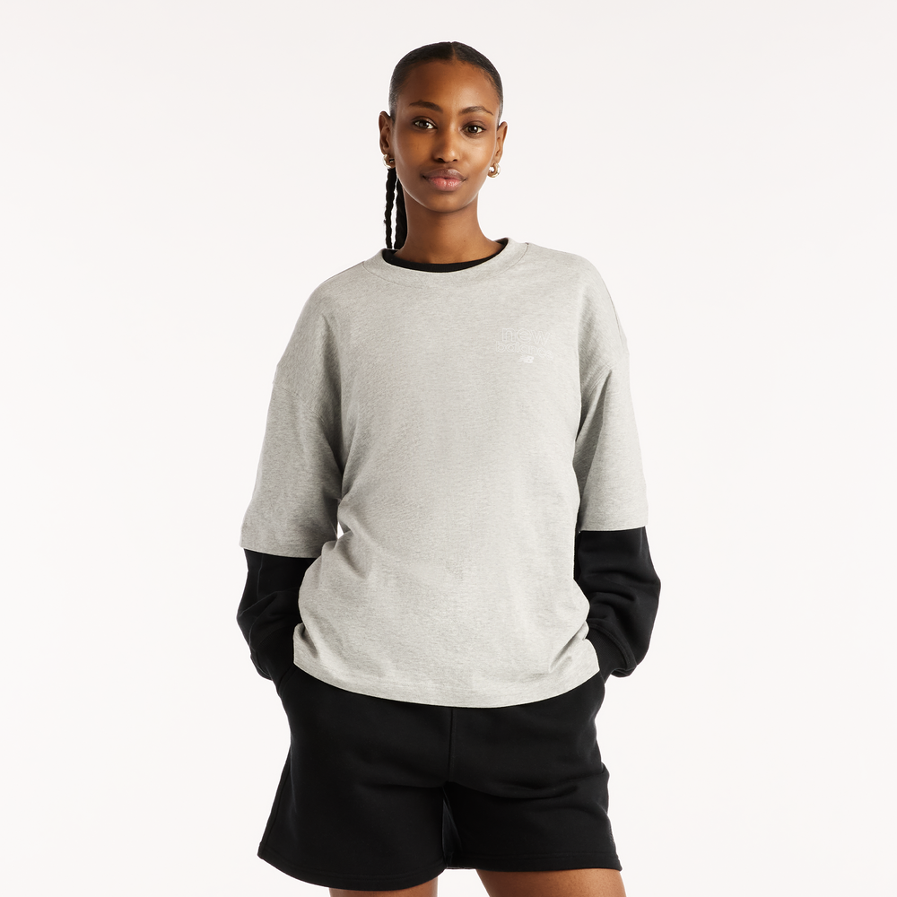 Dámske tričko New Balance WT62F985AG – sivé