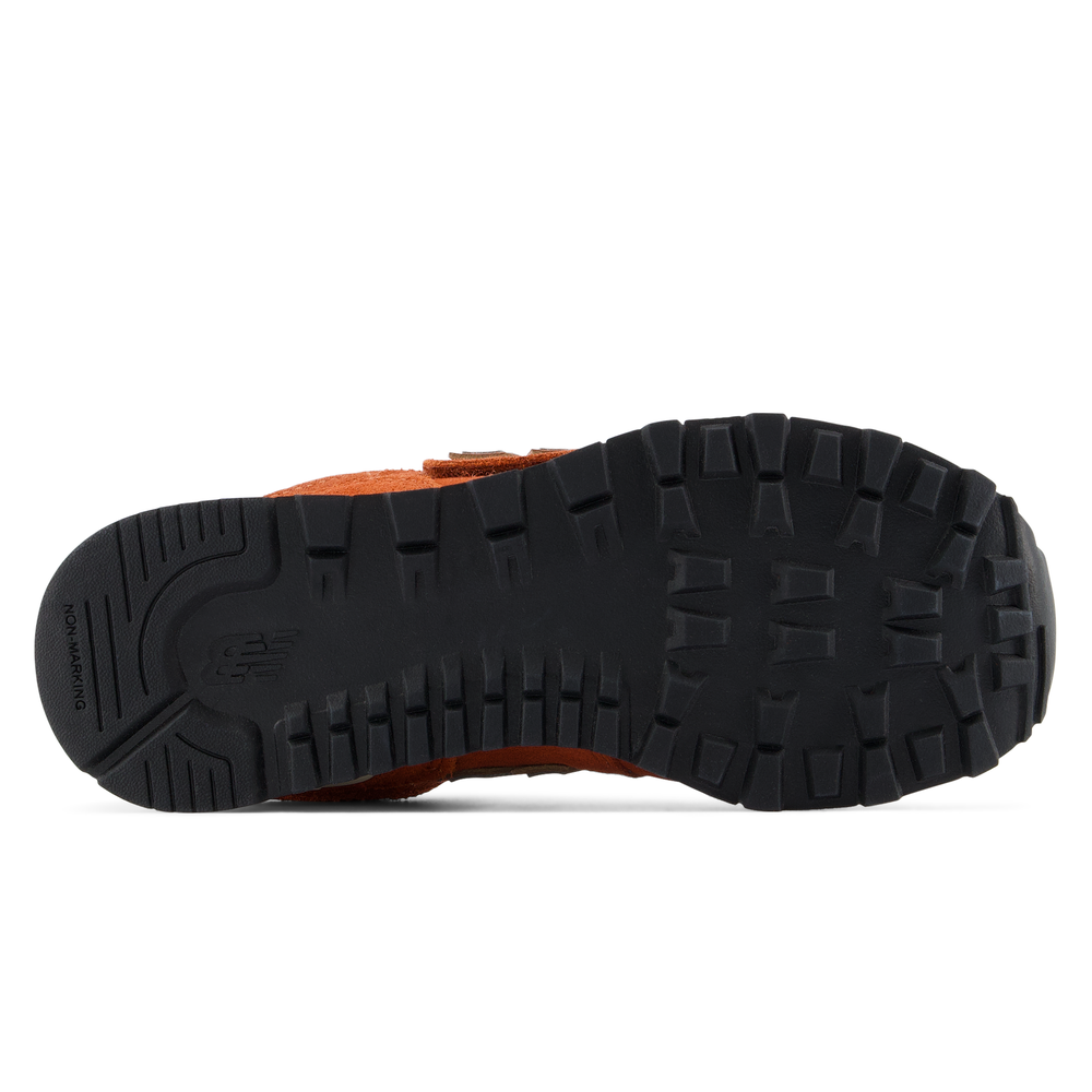 Detské topánky New Balance P57488L – oranžová