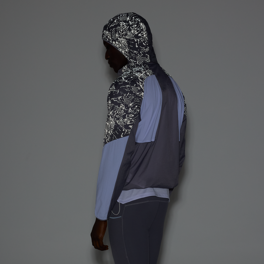 Pánska bunda New Balance Reflective RC – sivé