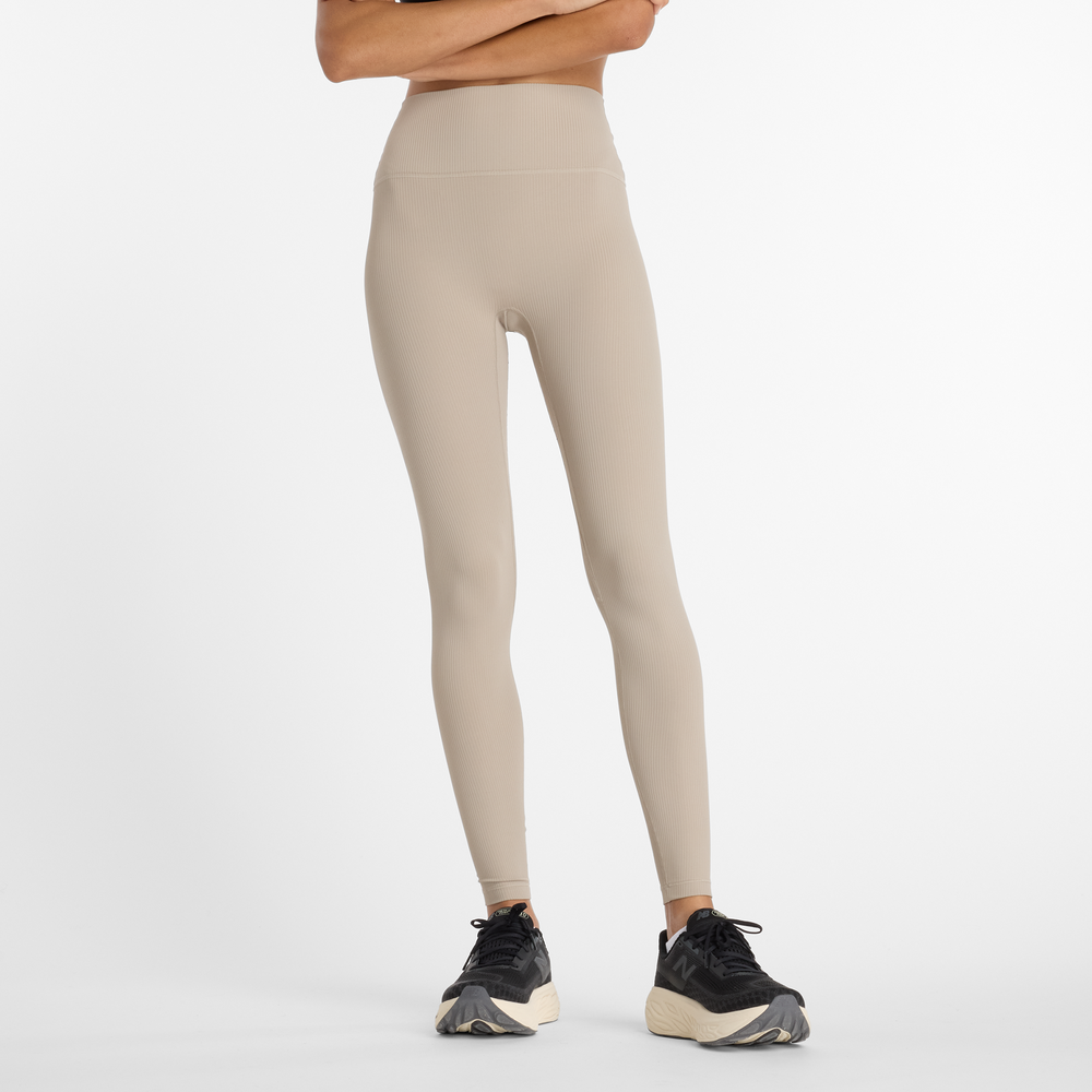 Dámske legíny New Balance WP53152ADS – béžové