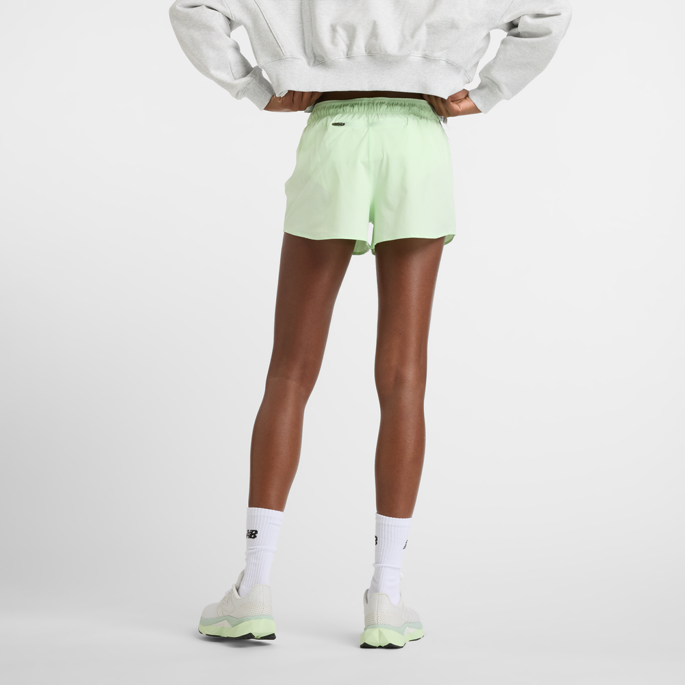 Dámske šortky New Balance WS41286MEW – mätové