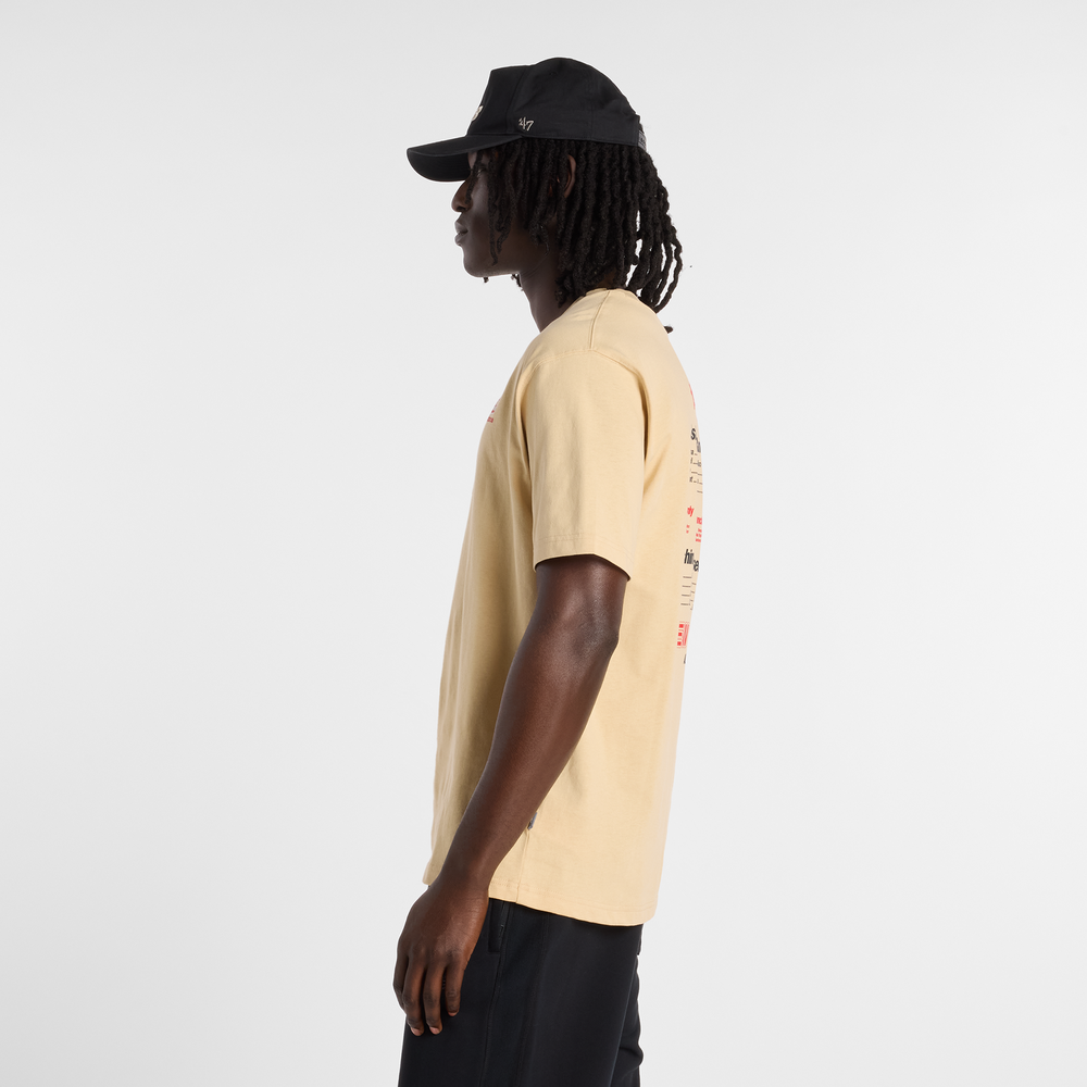 Pánske tričko New Balance MT61H51DABC – žlté