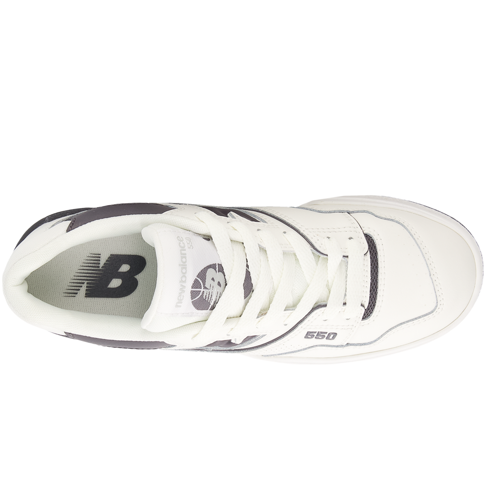 Detské topánky New Balance GSB550BH – biele
