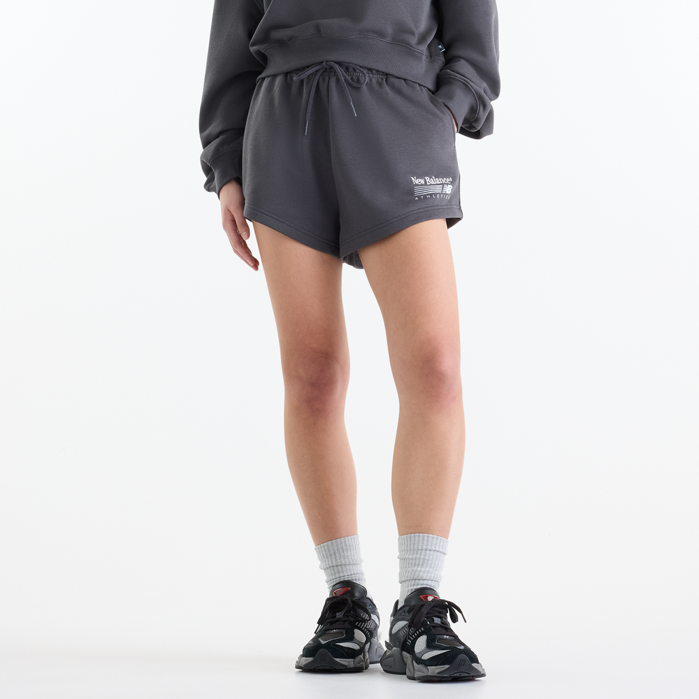Dámske šortky New Balance WB62232JBLK – sivé