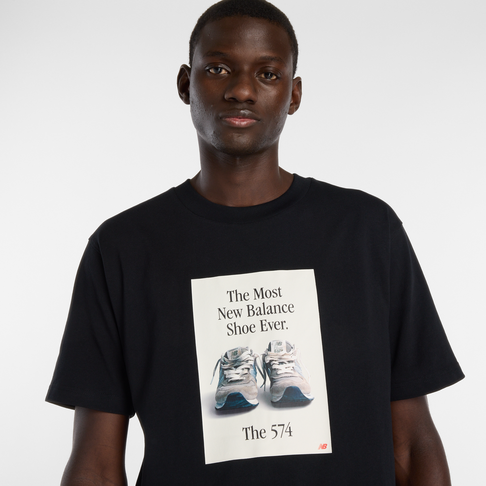 Pánske tričko New Balance MT61B0WFBK – čierné