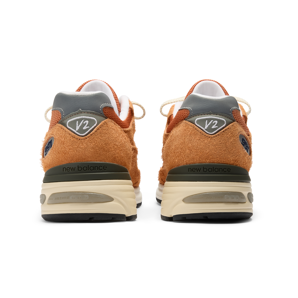 Unisex topánky New Balance U991OV2 – oranžová