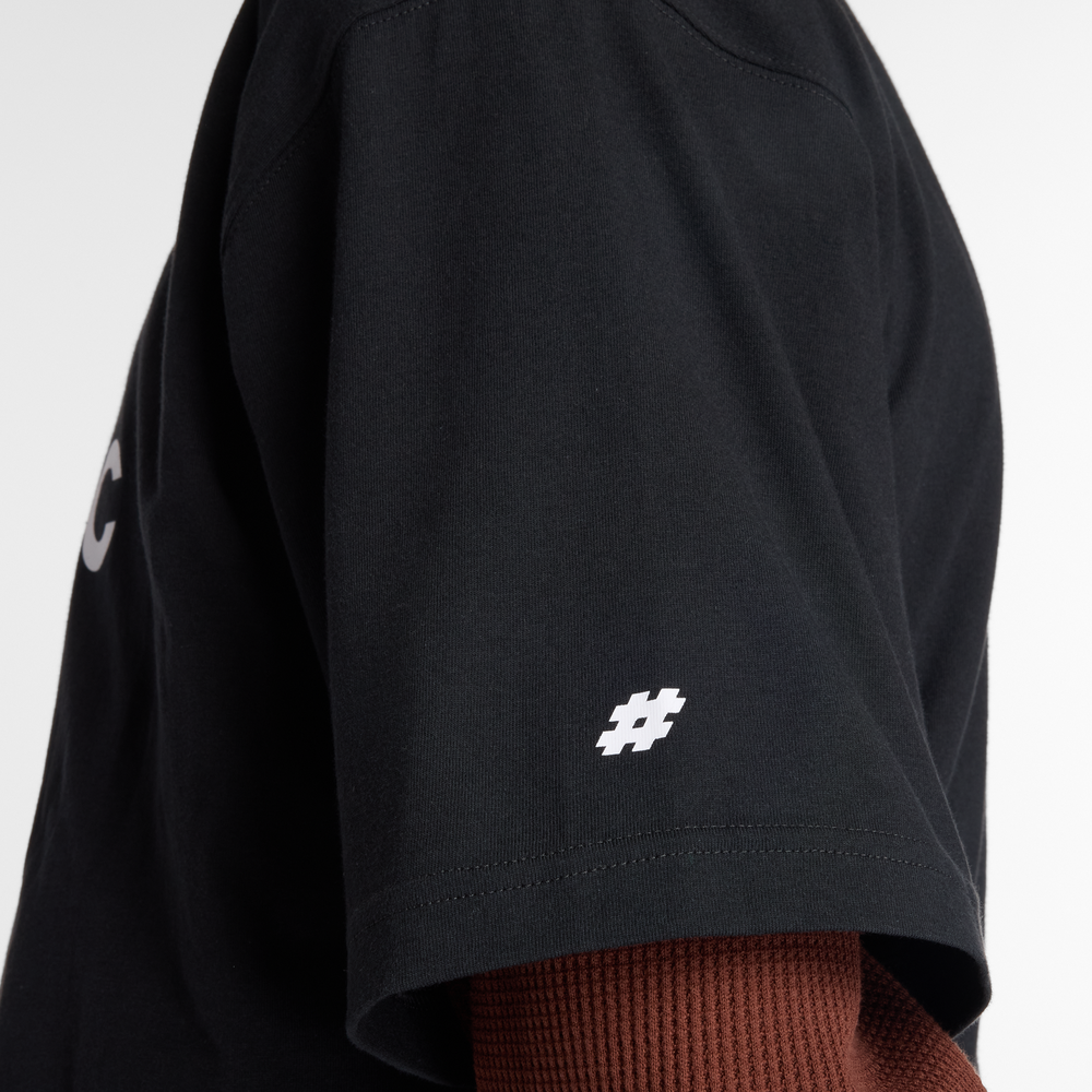 Pánske tričko New Balance Numeric MT53704BK – čierné