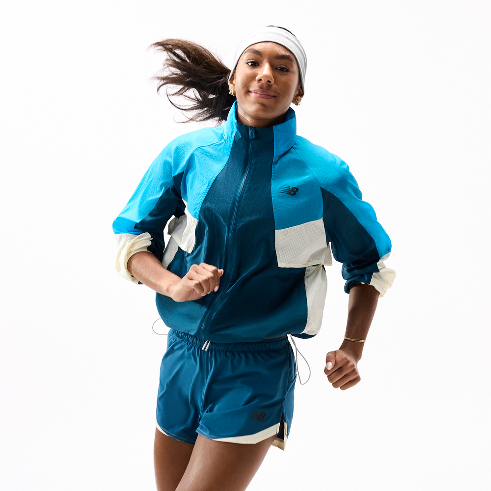 Dámske šortky New Balance RC Essential – modré