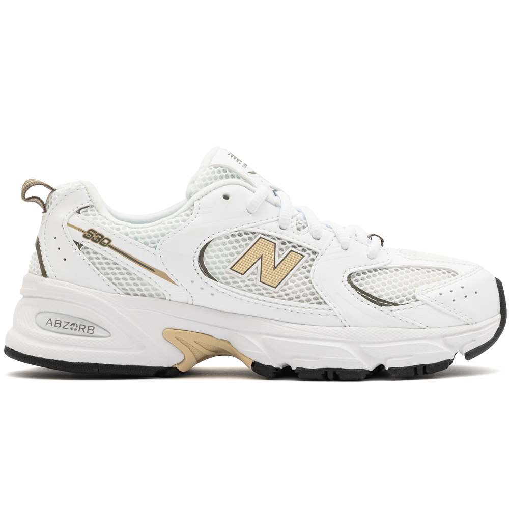 Detské topánky New Balance GR530SO – biele