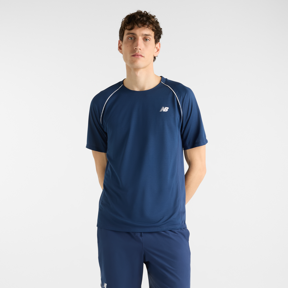 Pánske tričko New Balance MT6116GMNNY – tmavomodrá