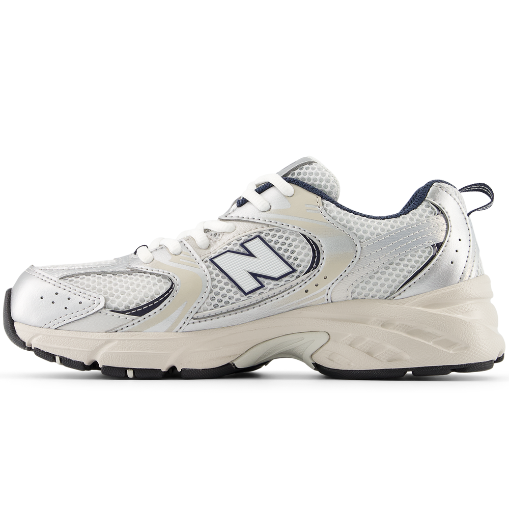 Detské topánky New Balance GR530KA – biele