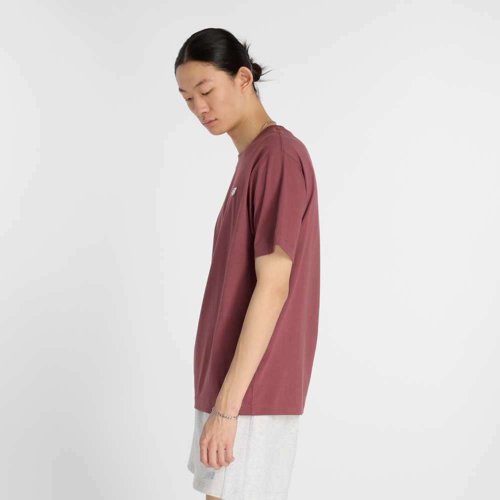 Pánske tričko New Balance MT41509WAD – bordová