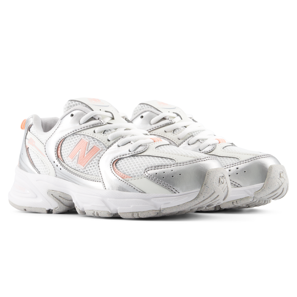 Detské topánky New Balance G5308SR – striebro