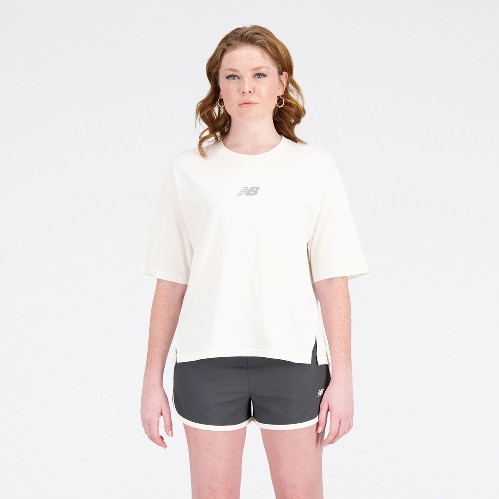 Dámske tričko New Balance WT31511GIE – biele