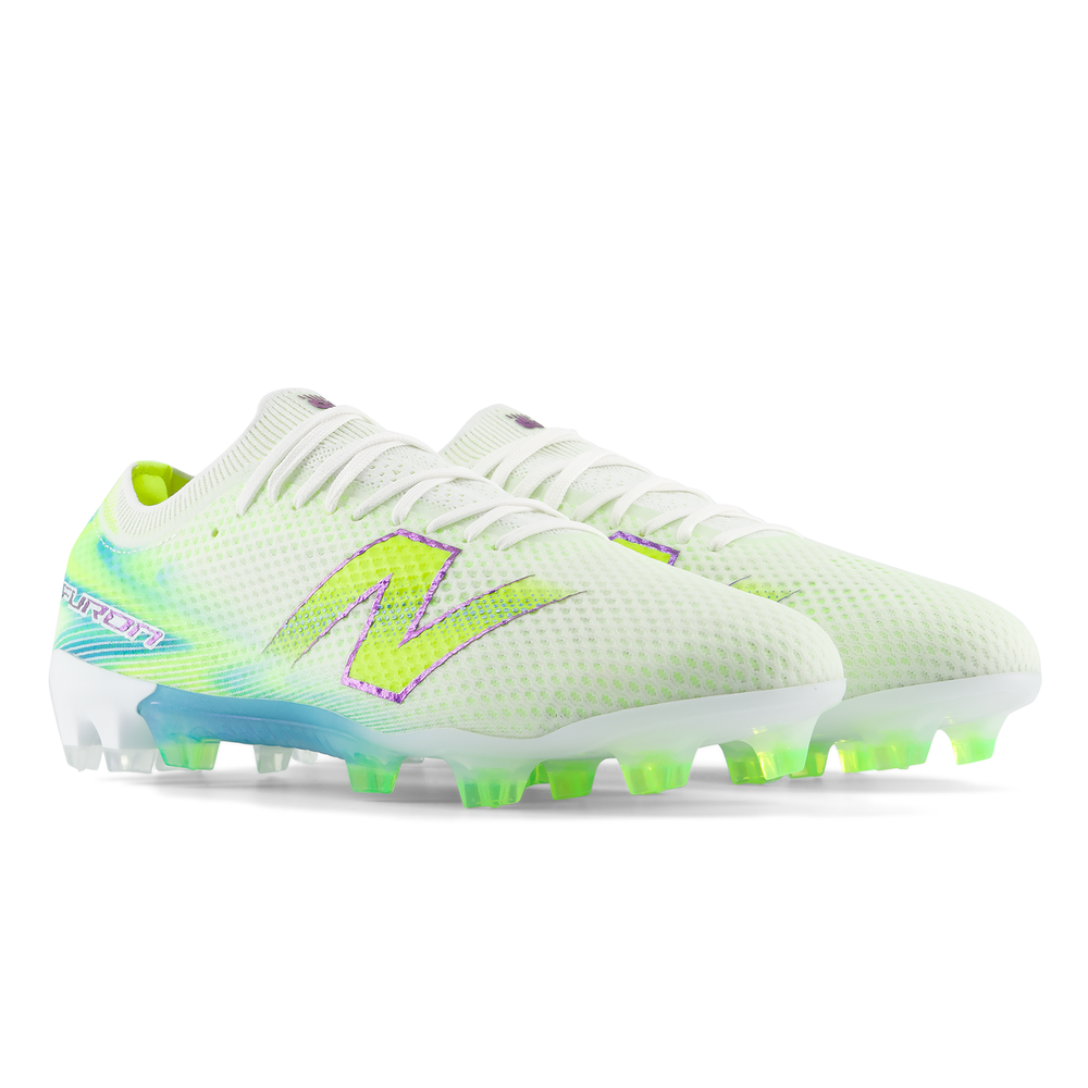 Pánske kopačky New Balance FURON ELITE FG V9 UF1F7R4 – biele