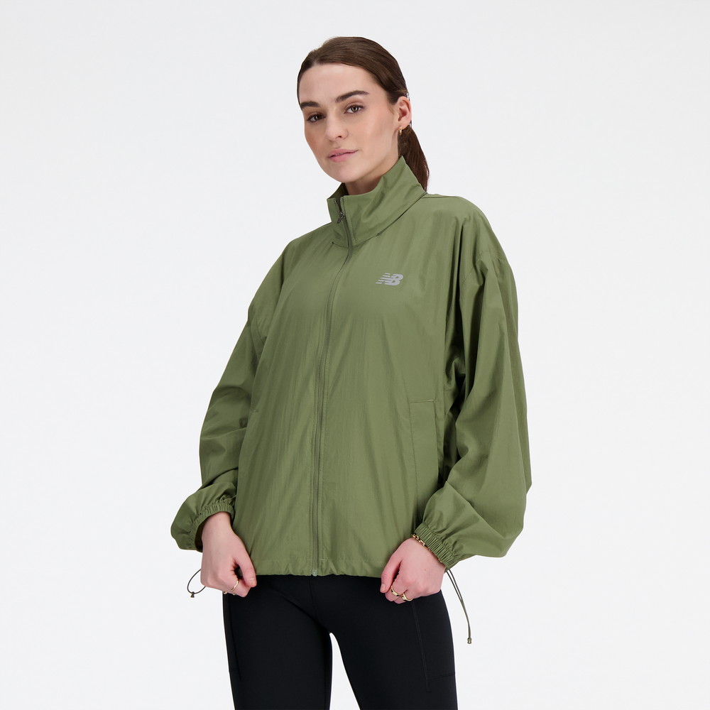 Vetrovka dámska New Balance WJ41553DEK – zelené