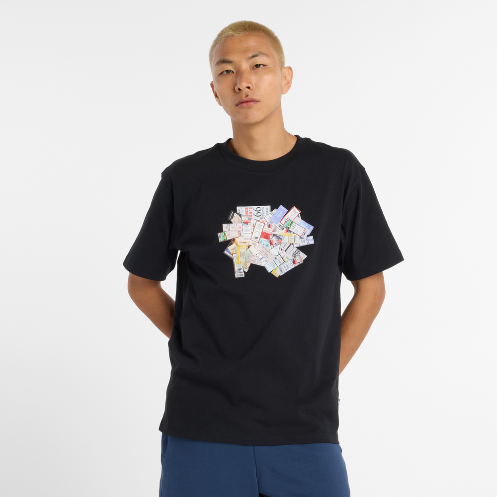 Pánske tričko New Balance MT53905BK – čierné