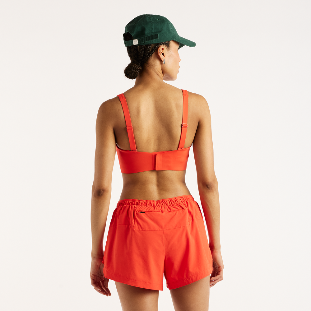 Športová podprsenka New Balance RC – oranžová