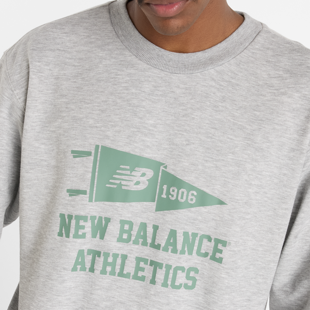 Pánska bunda New Balance MT51929AG – sivé