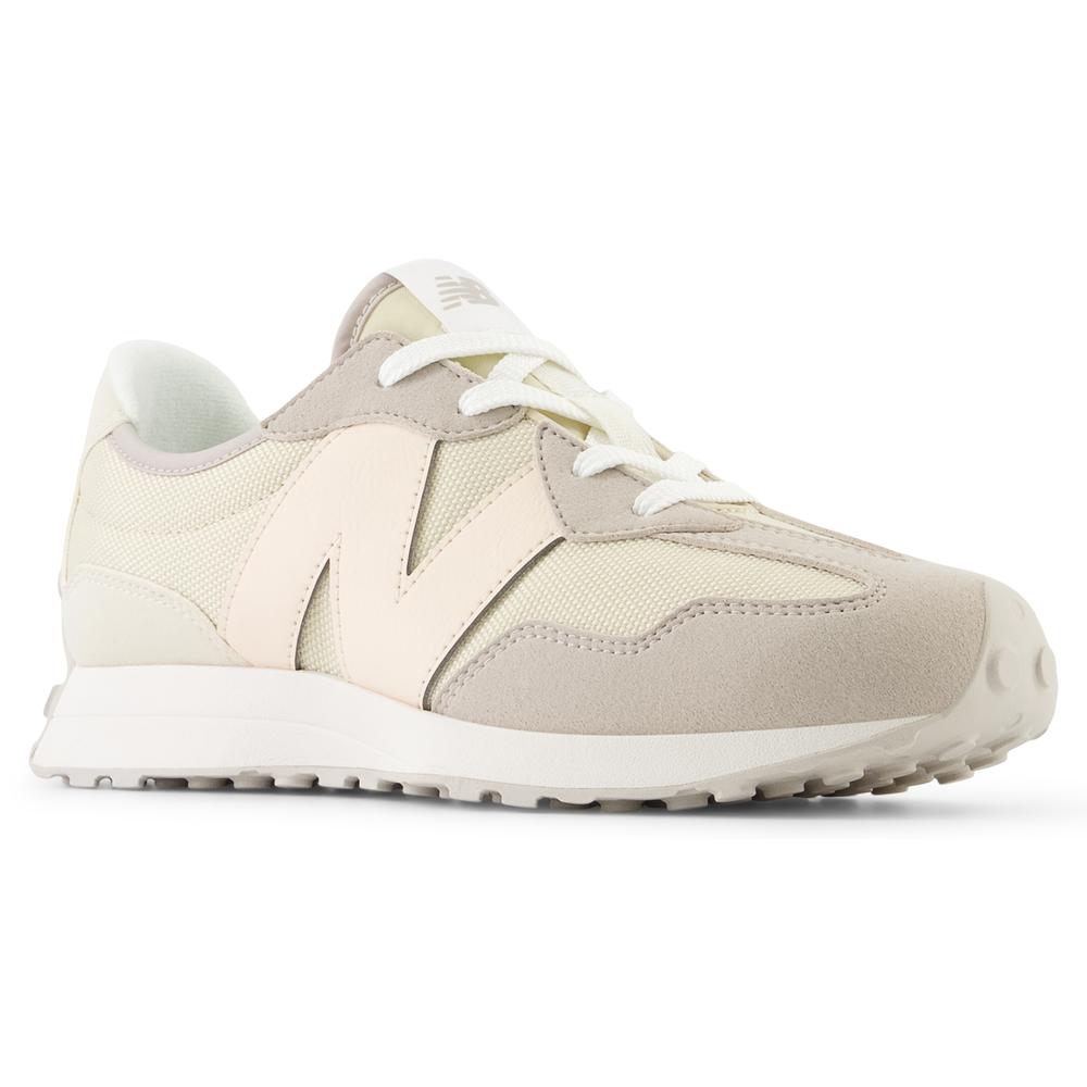 Detské topánky New Balance GS327FM – béžové
