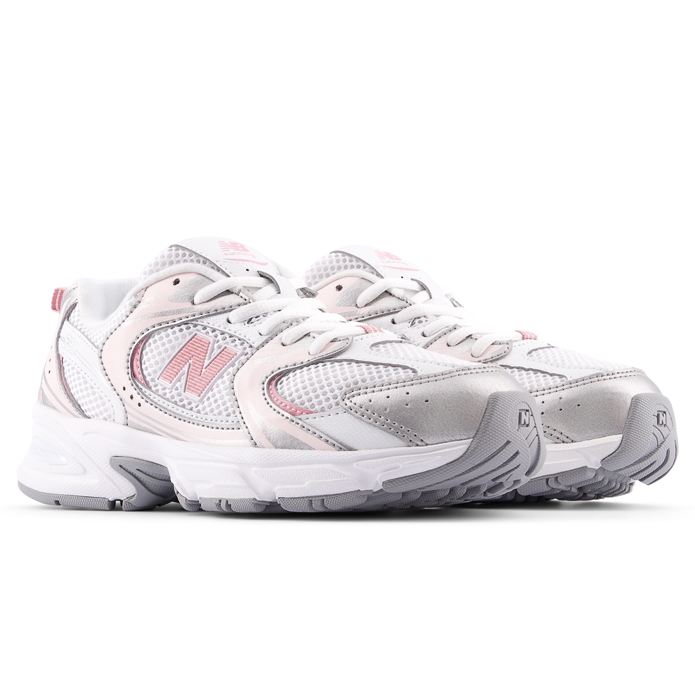 Detské topánky New Balance GR530EC – biele