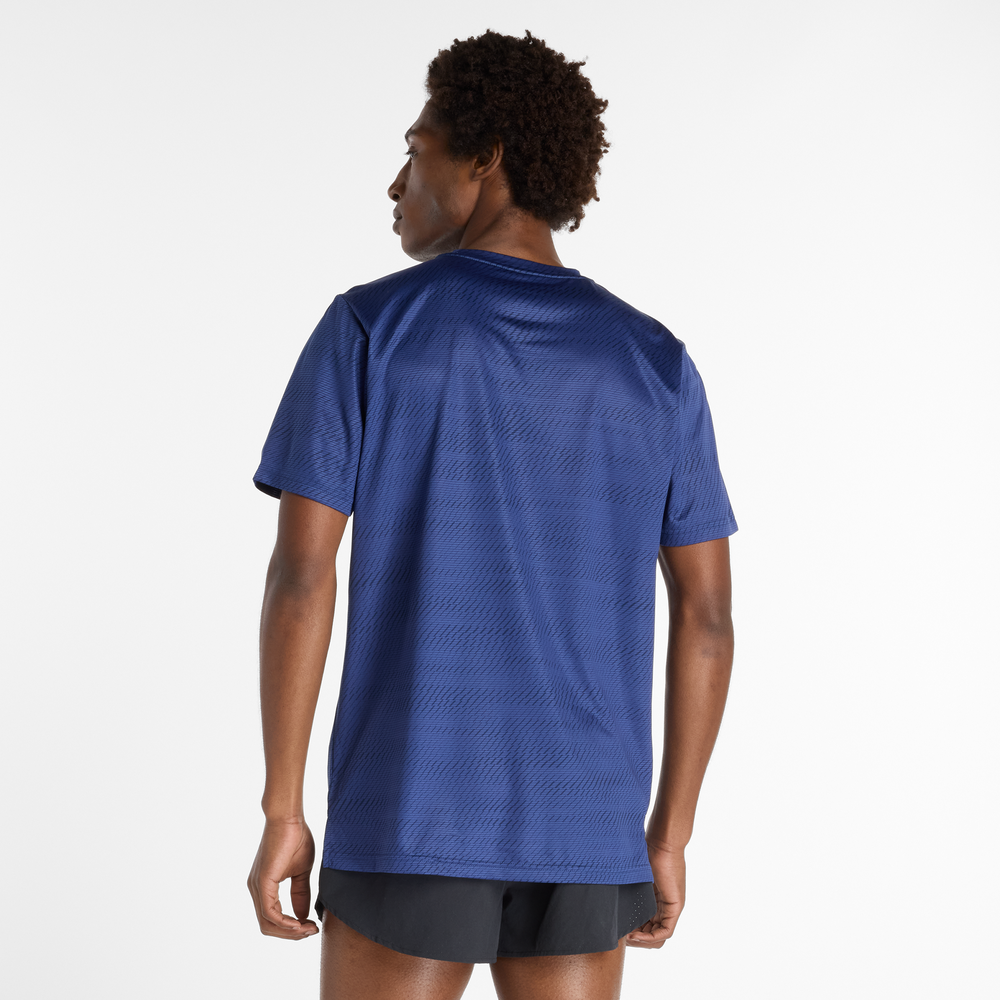 Pánske tričko New Balance MT53217NNY – tmavomodrá