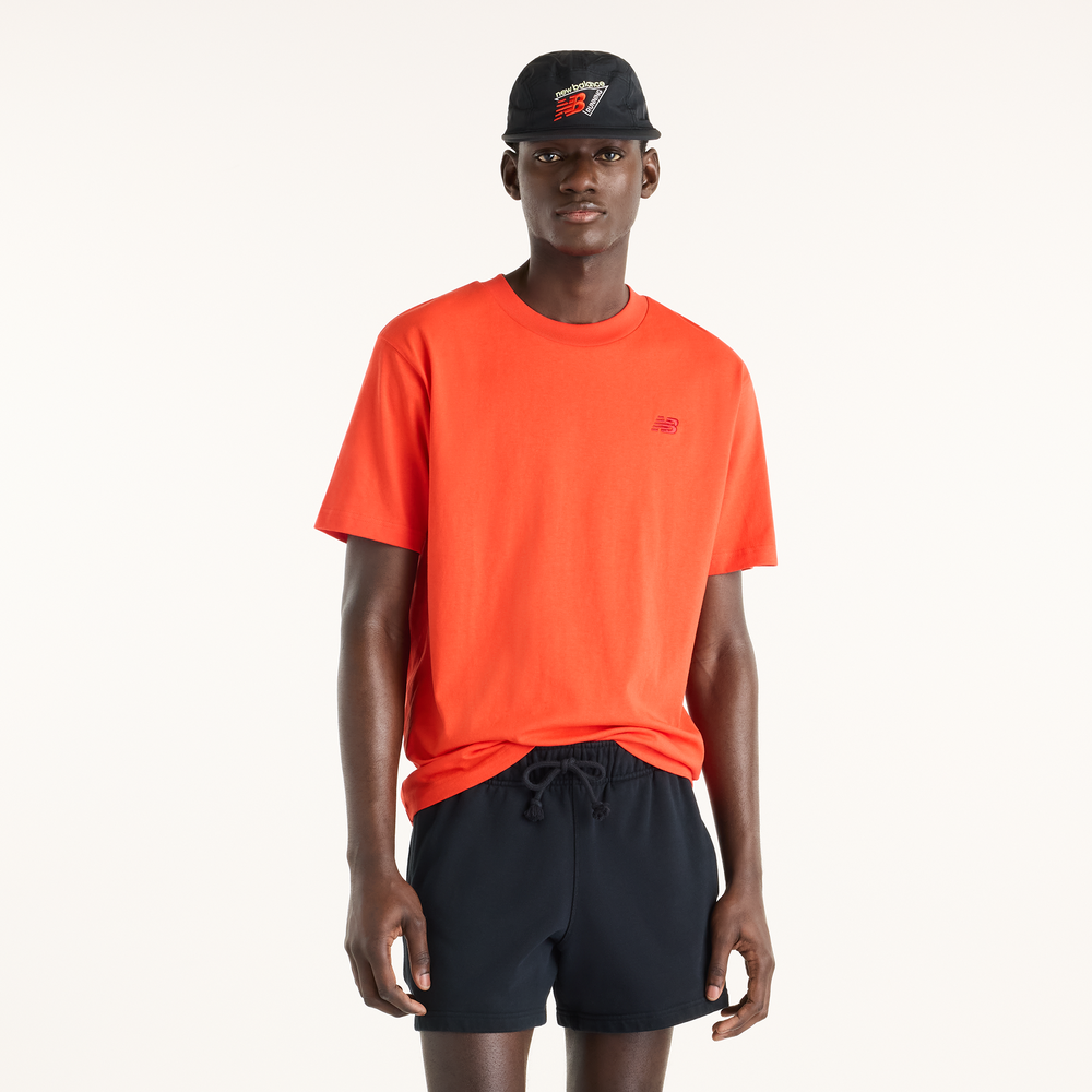 Pánske tričko New Balance MT41533NEF – oranžová