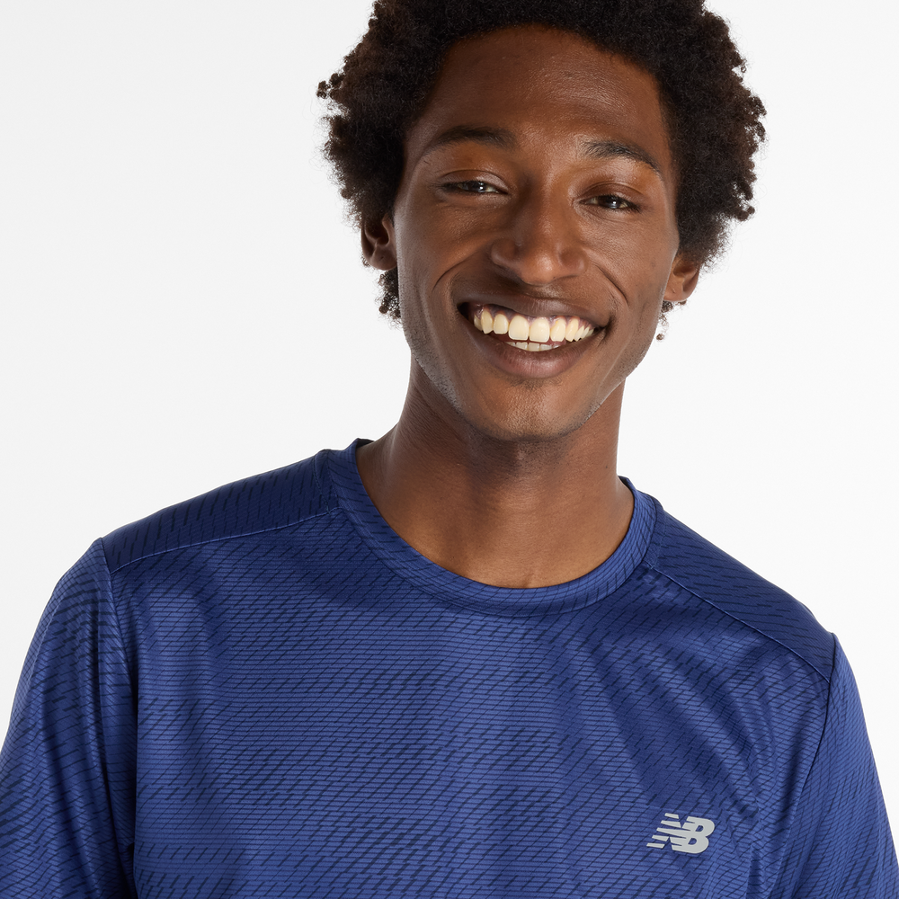 Pánske tričko New Balance MT53217NNY – tmavomodrá