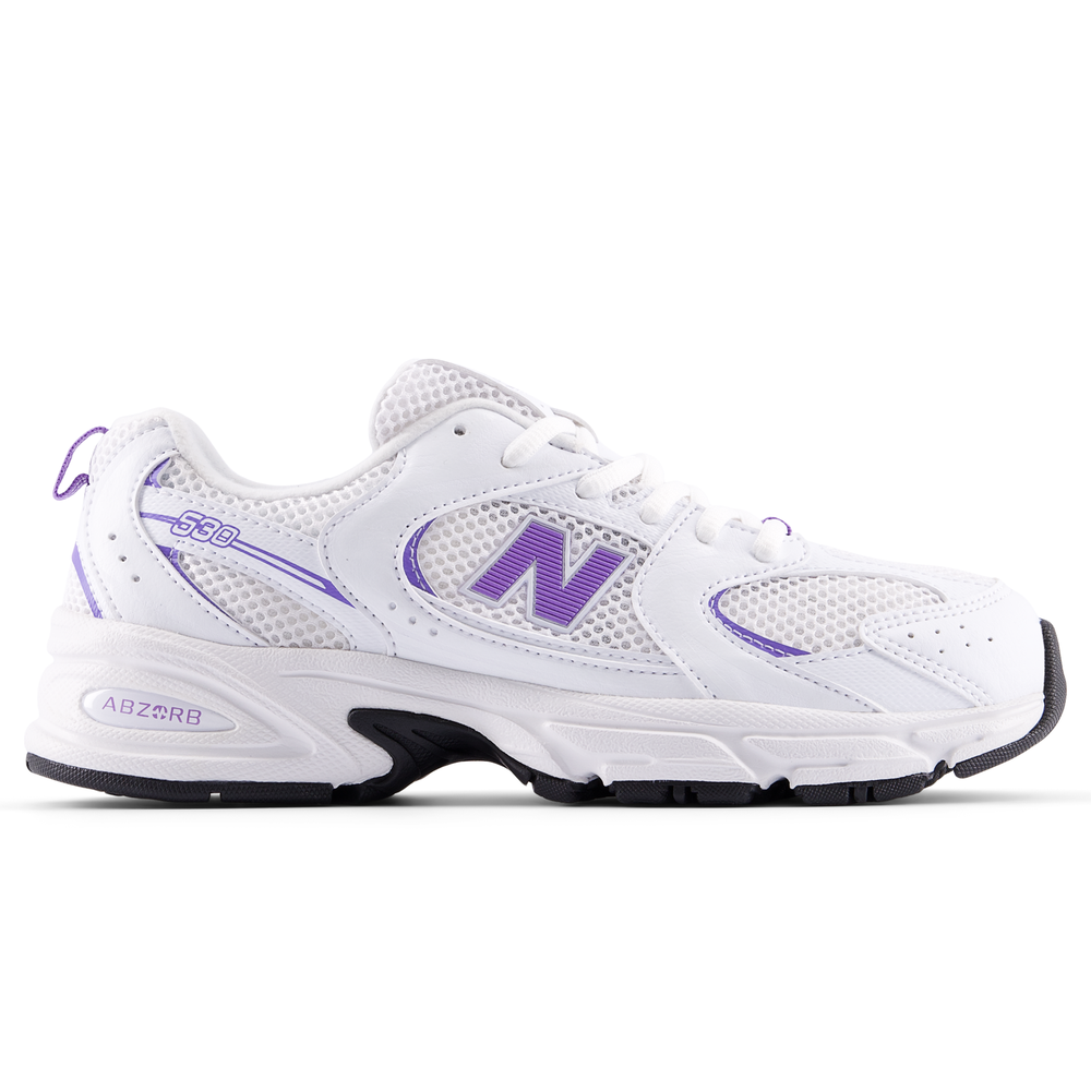 Detské topánky New Balance GR530CI – biele