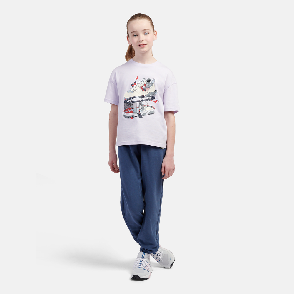 Detské tričko New Balance LAKG0117RIG – fialové