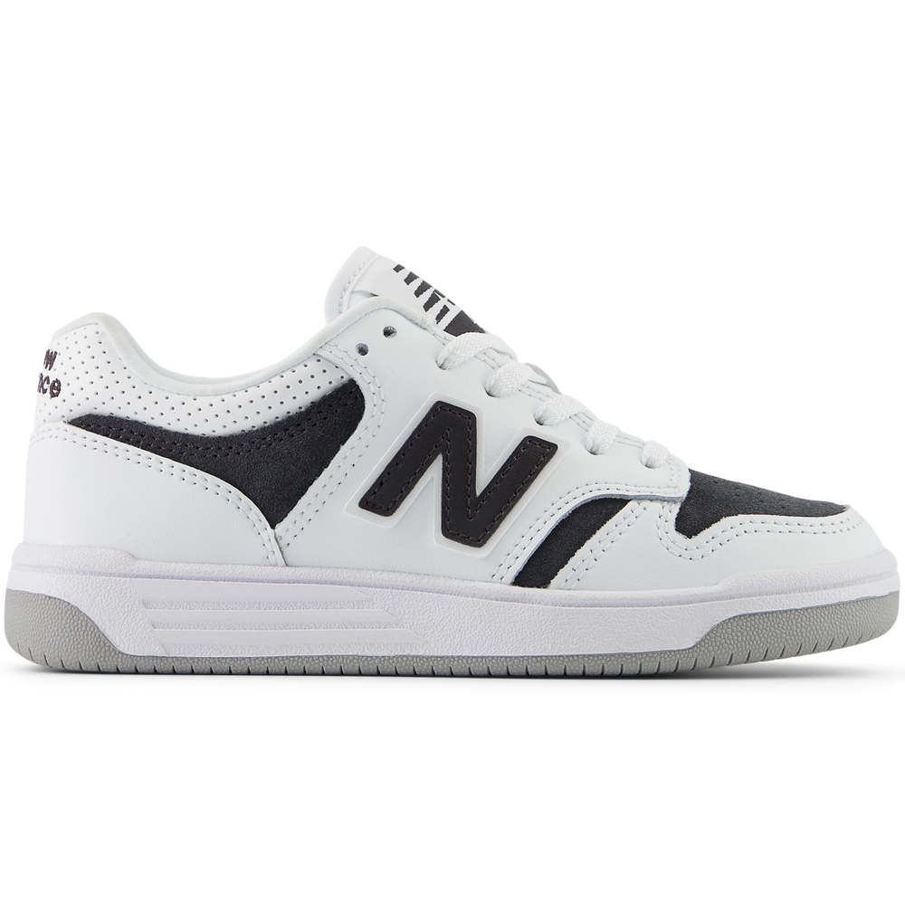 Detské topánky New Balance PSB480VB – biele