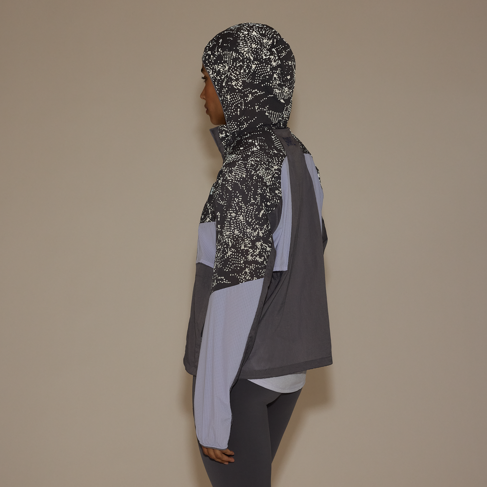Vetrovka dámska New Balance Reflective RC – sivé