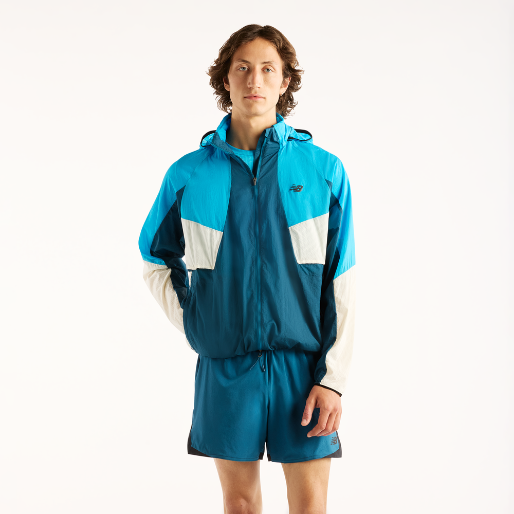 Pánska bunda New Balance MJ61U1I9STS – modré