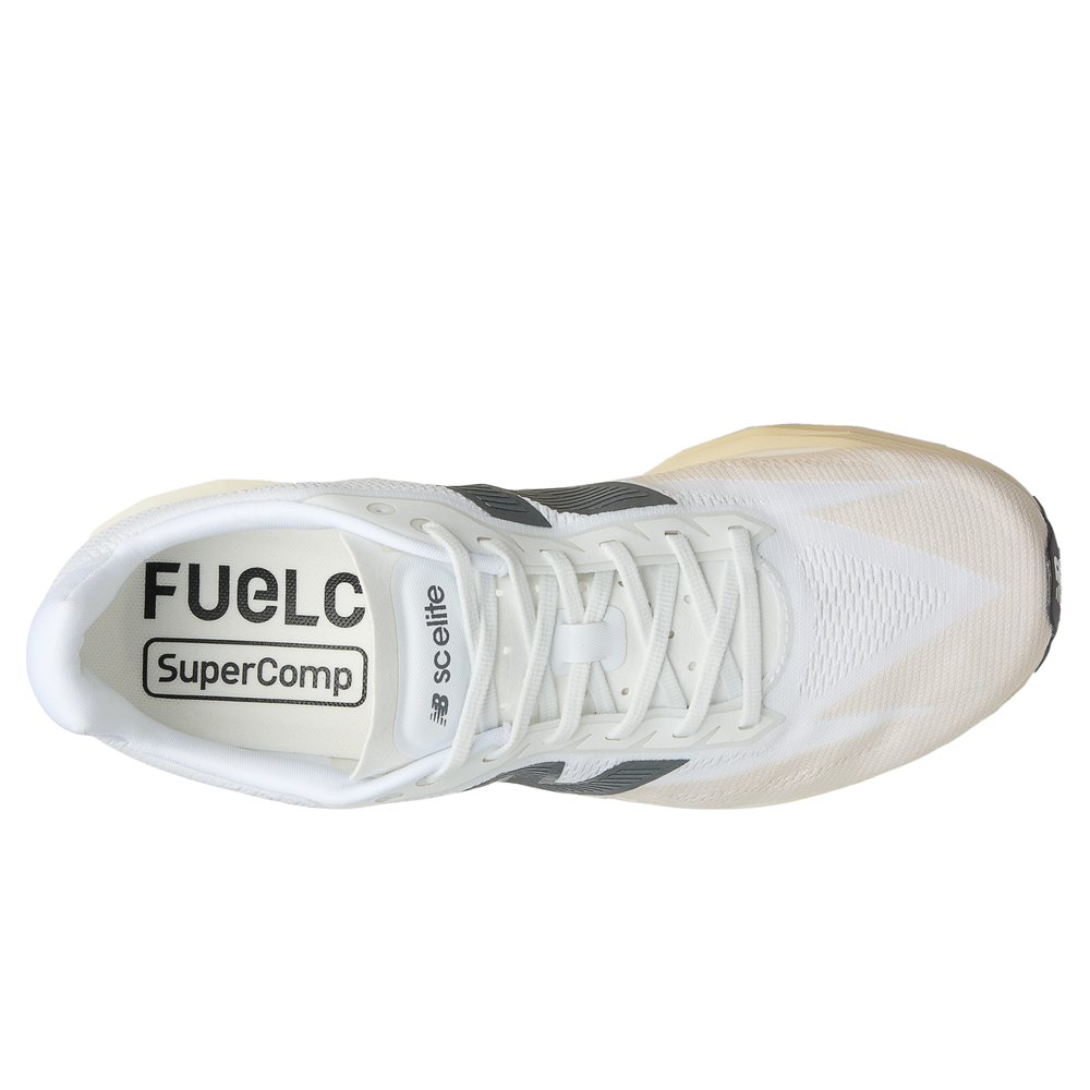 Dámske topánky New Balance FuelCell SC Elite V5 WRCELLD5 – biele