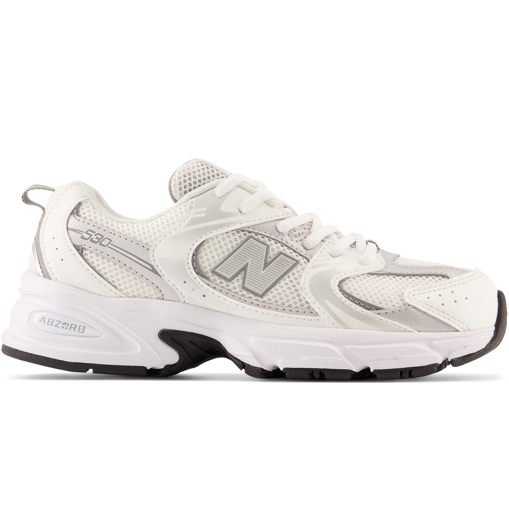 Detské topánky New Balance GR530AD – biele