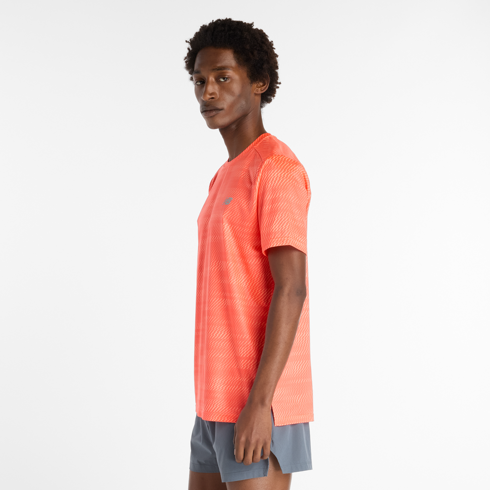 Pánske tričko New Balance MT53217URR – oranžová