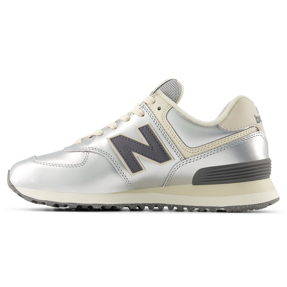 Dámske topánky New Balance WL574MLG – striebro