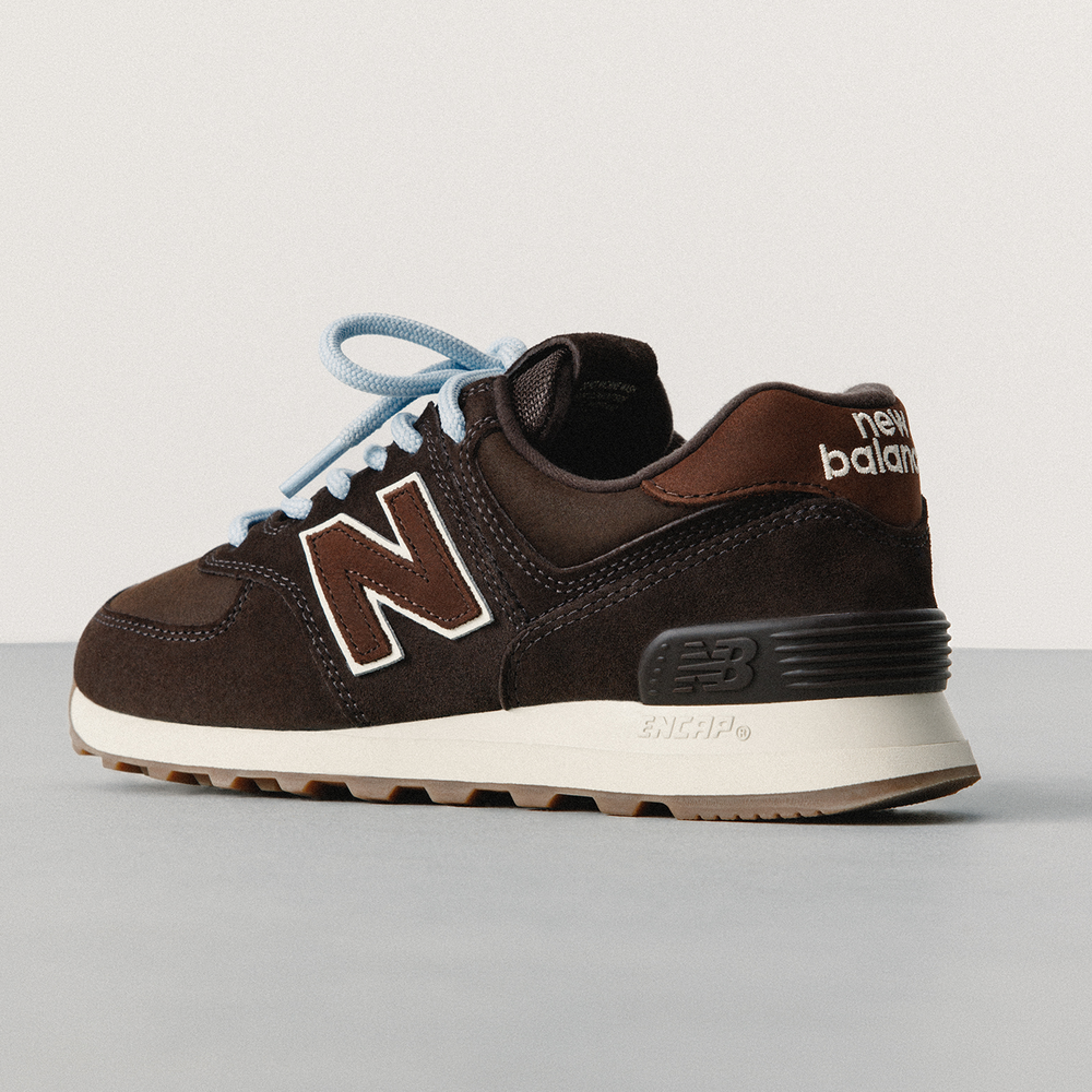 Dámske topánky New Balance W57474P – hnedá