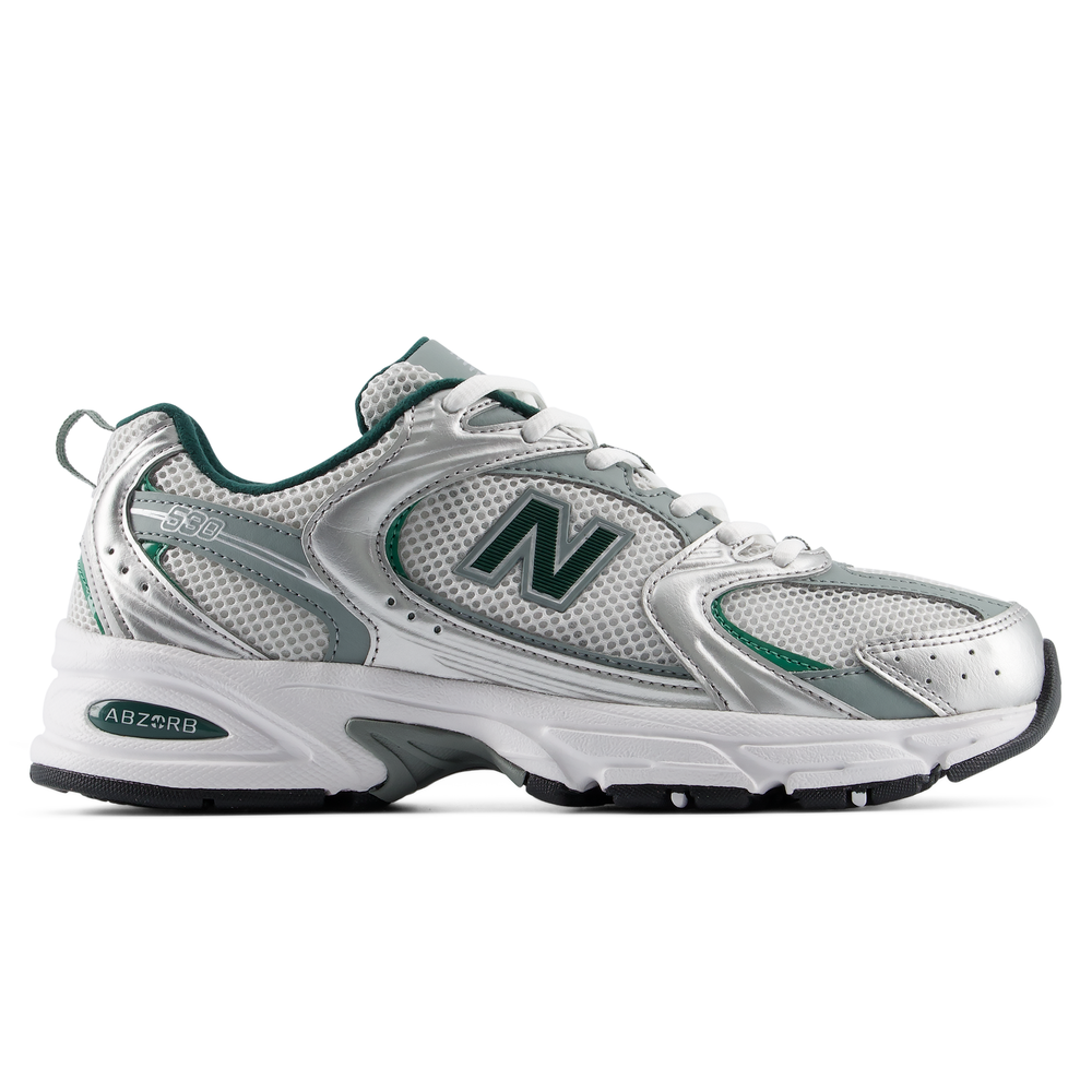 Unisex topánky New Balance U530SMS – striebro