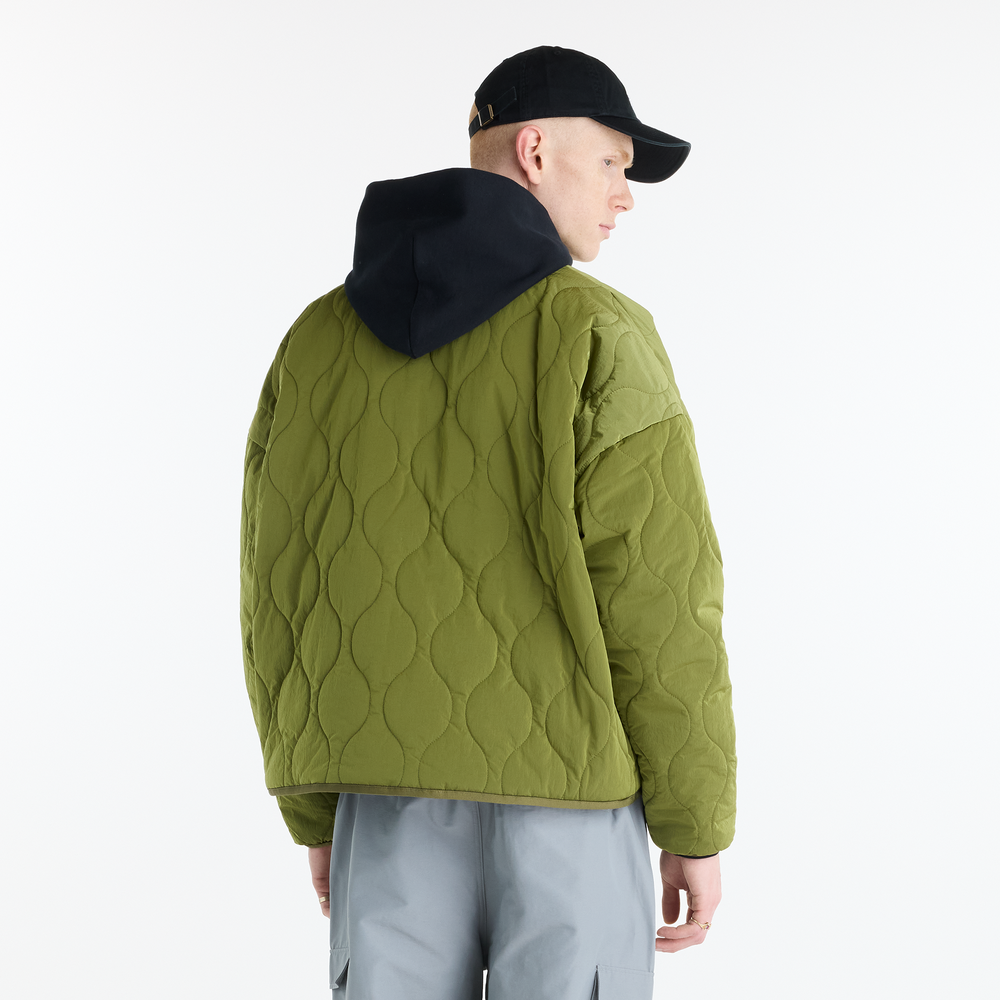 Pánska bunda New Balance Quilted Bomber – zelené