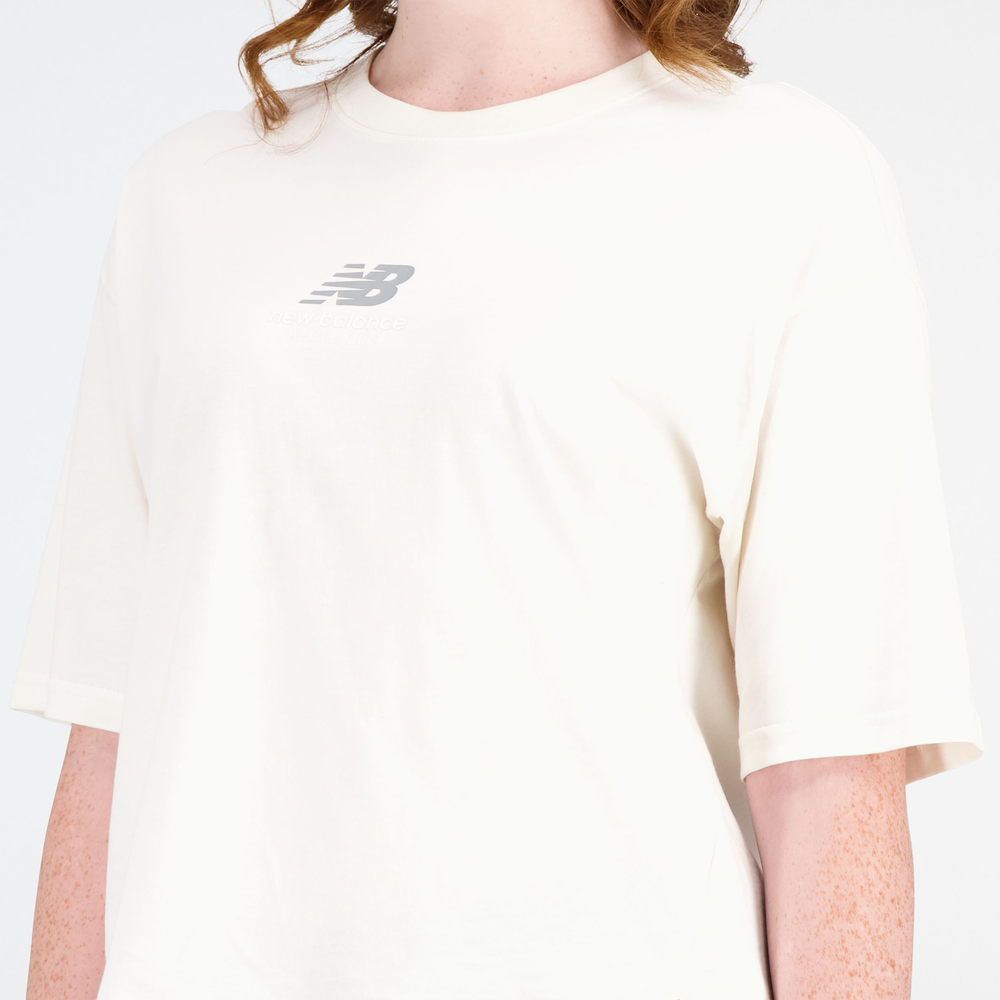 Dámske tričko New Balance WT31511GIE – biele